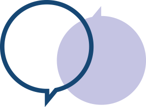 Blue and purple bubble