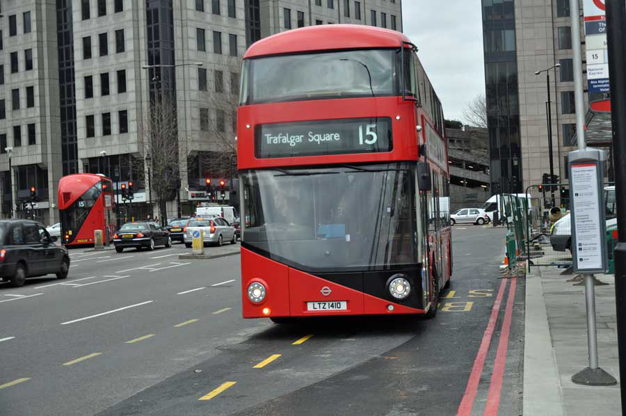 by bus