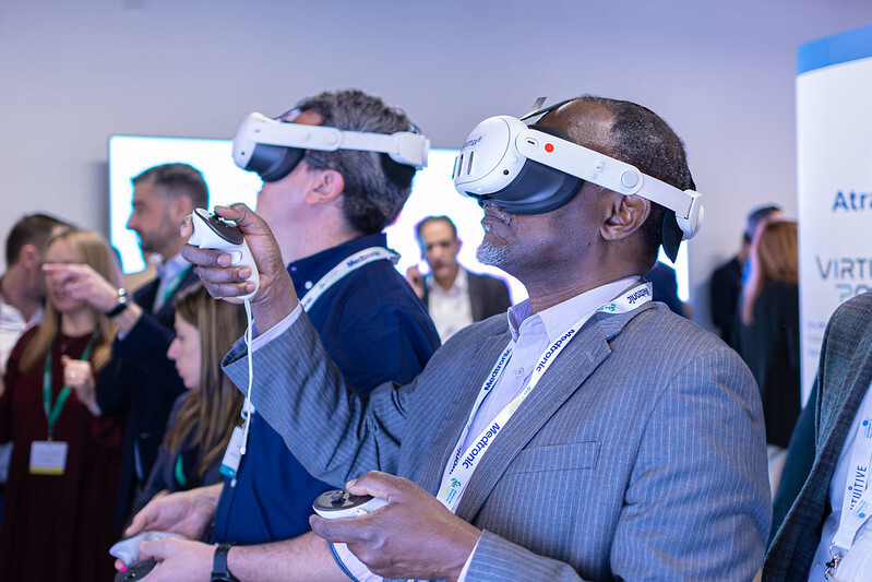 Attendees Exhibition area