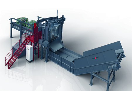 CW Dewiring Machine plastic bale opening technology by Cross Wrap Oy