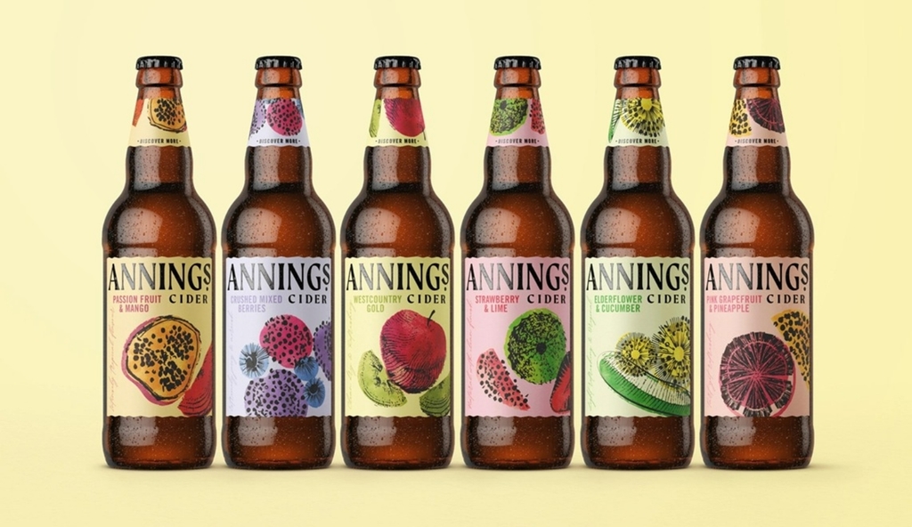 Anning’s Cider Label Design by Buddy Creative Ltd.