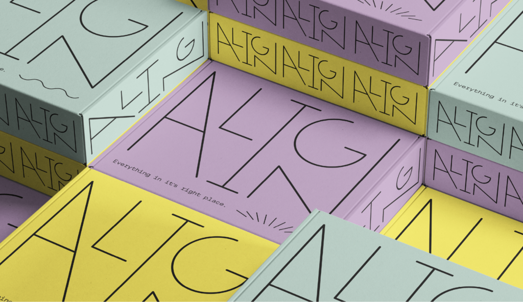 Align CBD's packaging design by Rhythm Studio