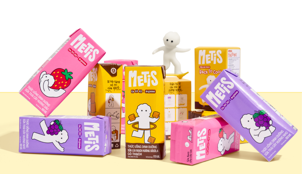 Metis branding and packaging by M — N Associates