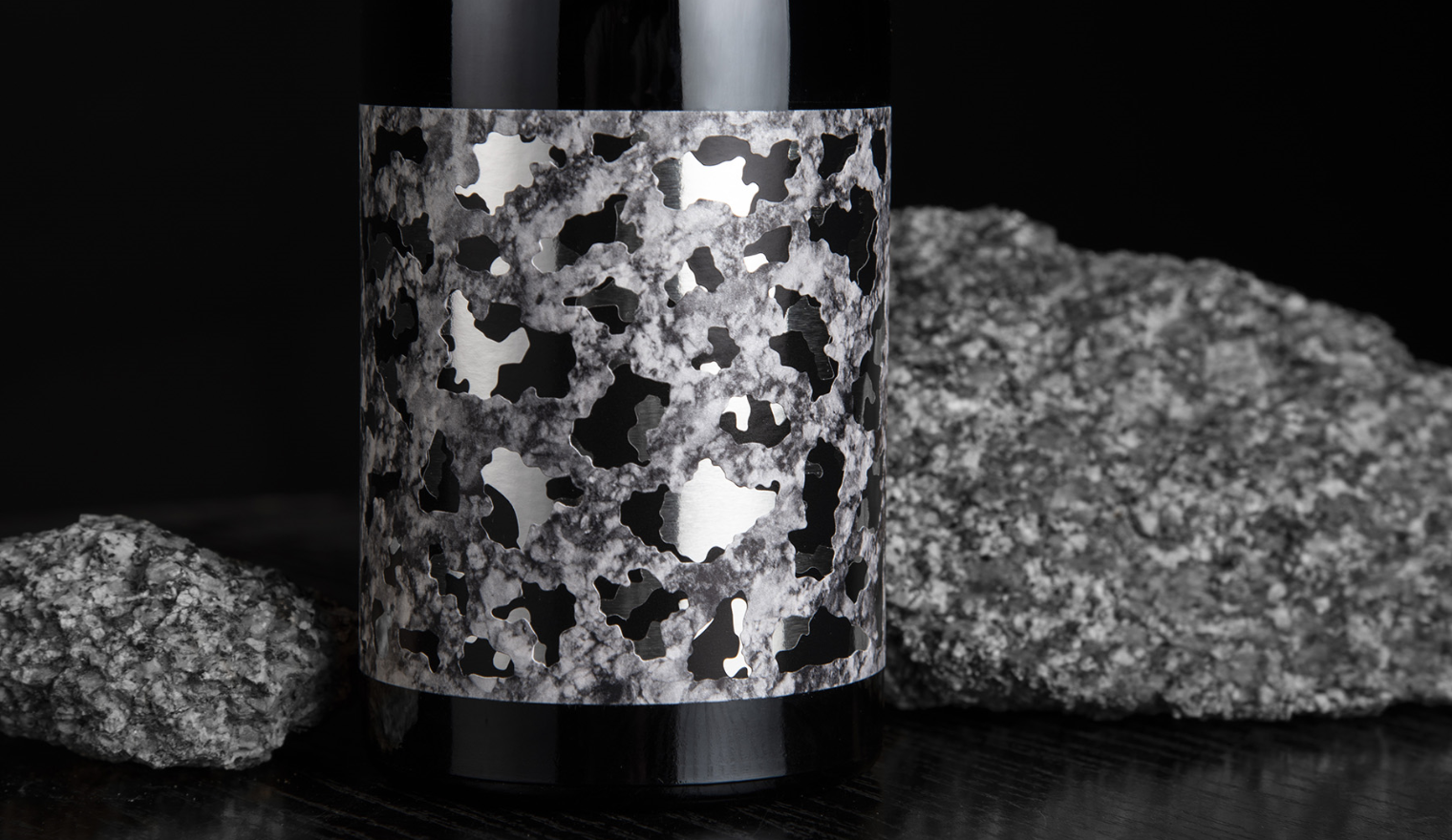 Javier Garduño EdD Granite paper labels for Bodega Sotero Pintado Winery