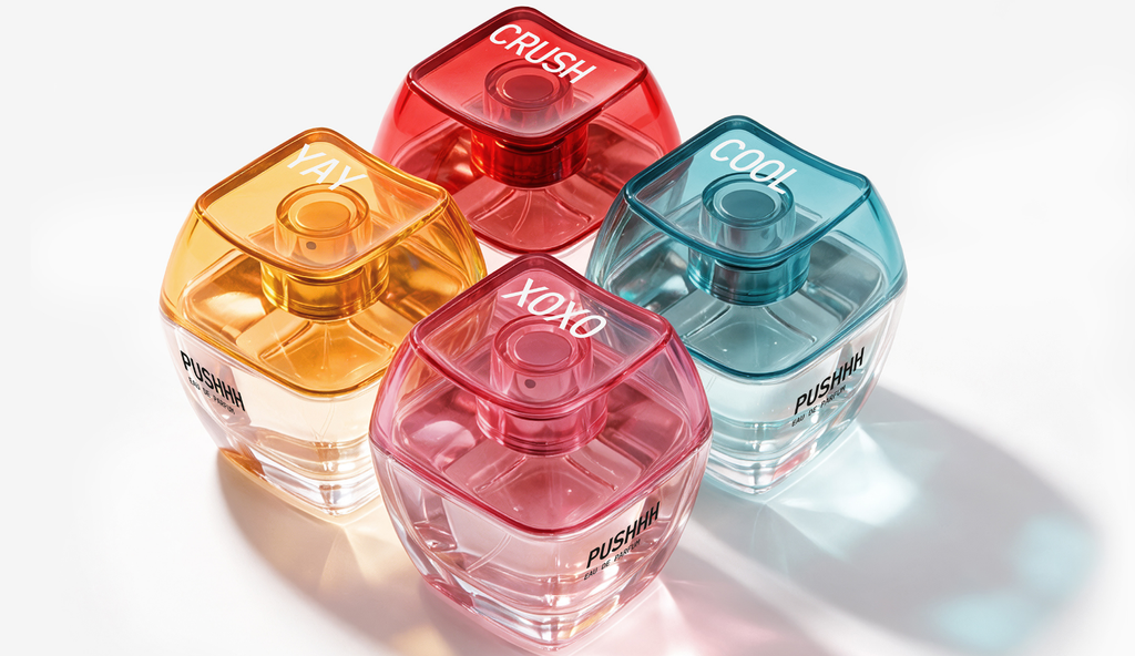 PUSHHH perfume. Your scent. Your mood. Your message.