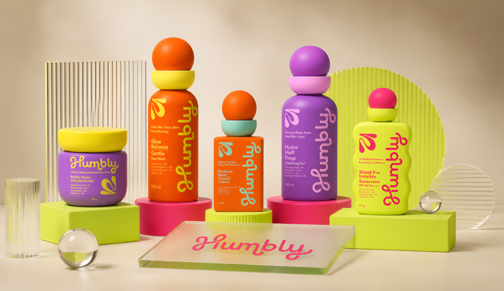 Humbly skincare packaging by Modern Theory
