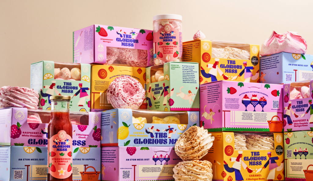 Derek&Eric creates joyfully bold brand world for The Glorious Mess