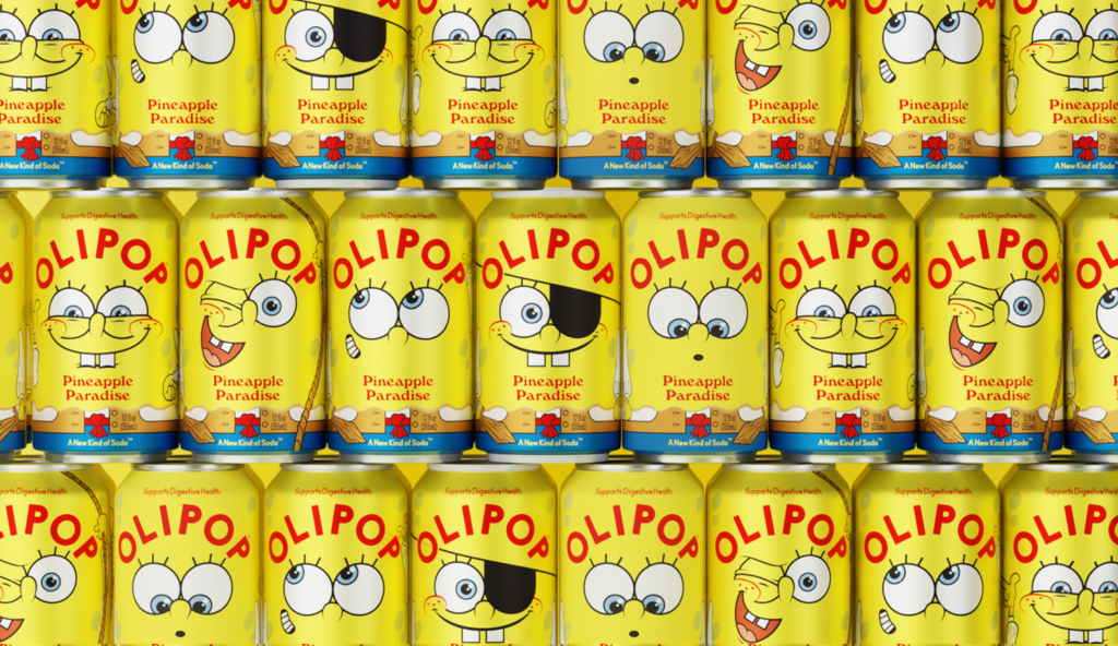 OLIPOP Pineapple Paradise: Intertype Studio’s playful packaging adventure