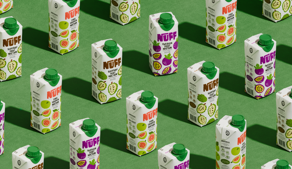 Nuff Juice's packaging design by Cho Choi Creative