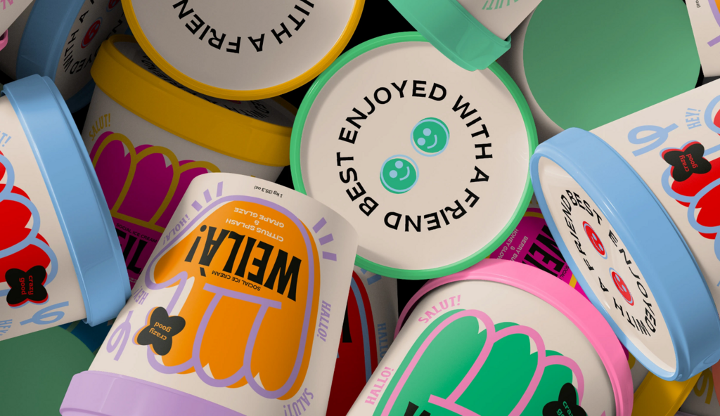 Vladyslav Koval's conceptual packaging design for Weilà!