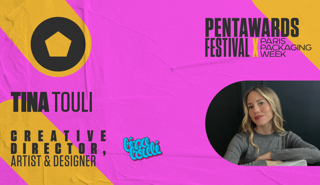 Artist Tina Touli at the Pentawards Festival x Paris Packaging Week