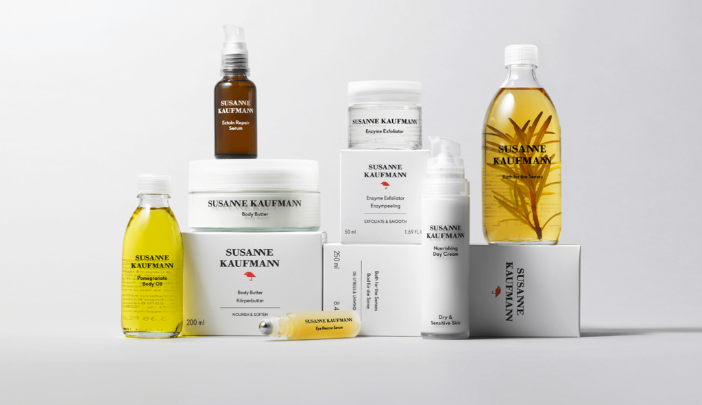 Susanne Kaufmann reveals updated packaging honouring alpine origins and eco values