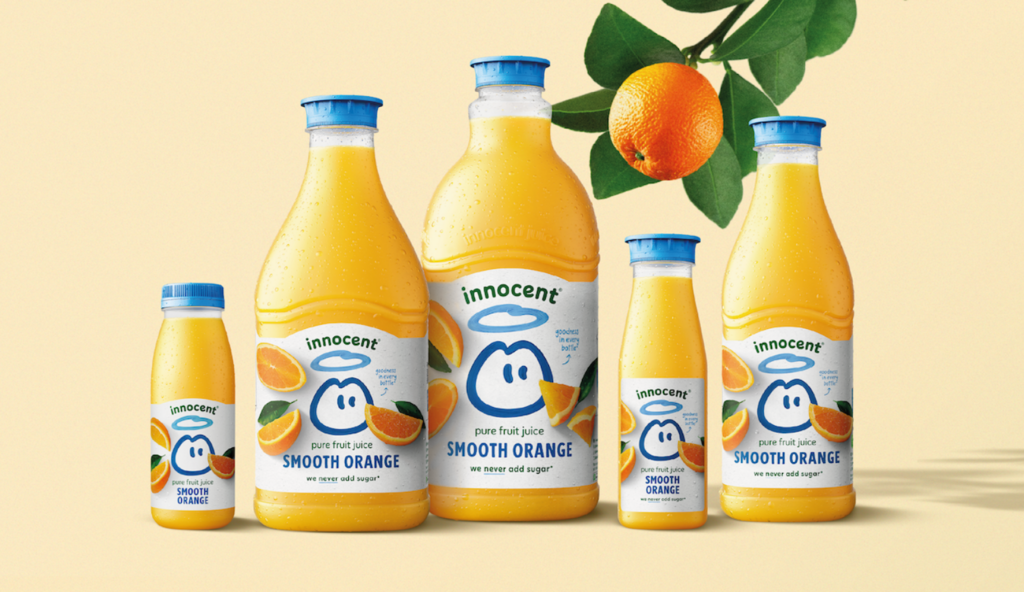 innocent and Derek&Eric unveil new packaging redesign – reclaiming its iconic heritage