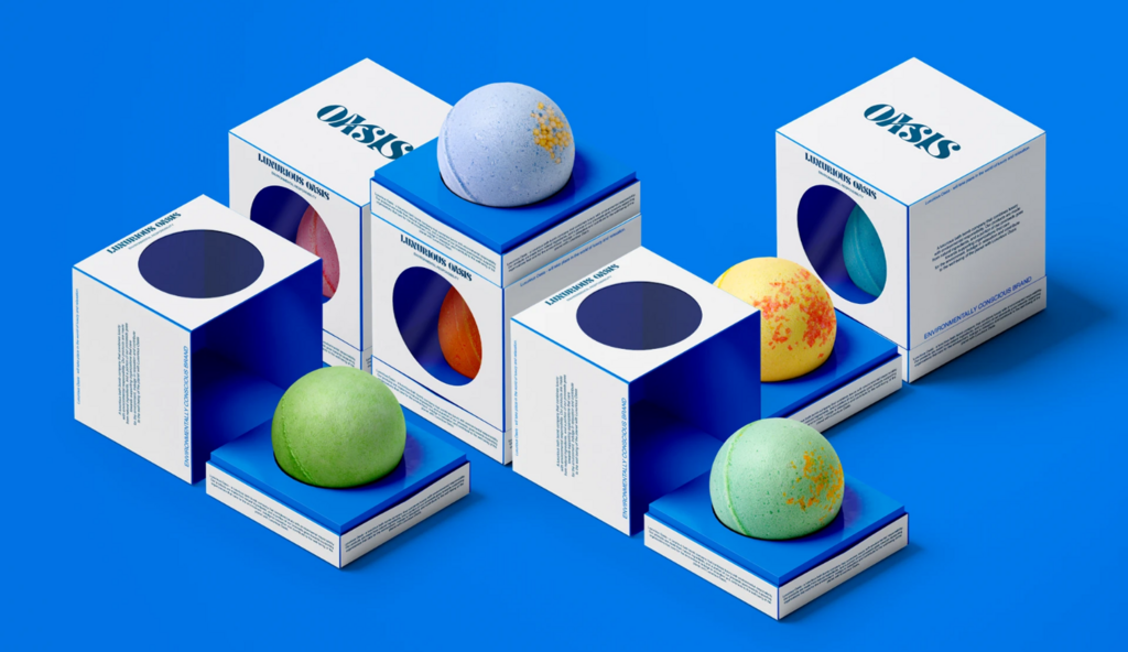 Studio Atlantis reinvents bath bomb packaging