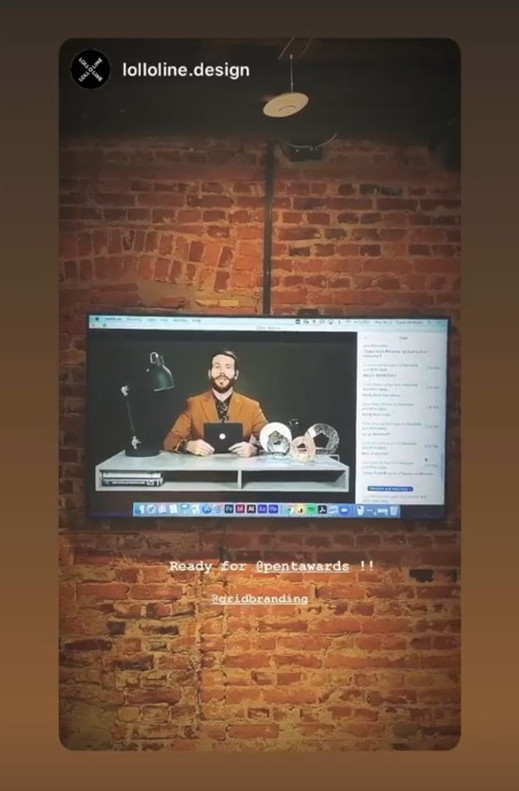 Adam presenting