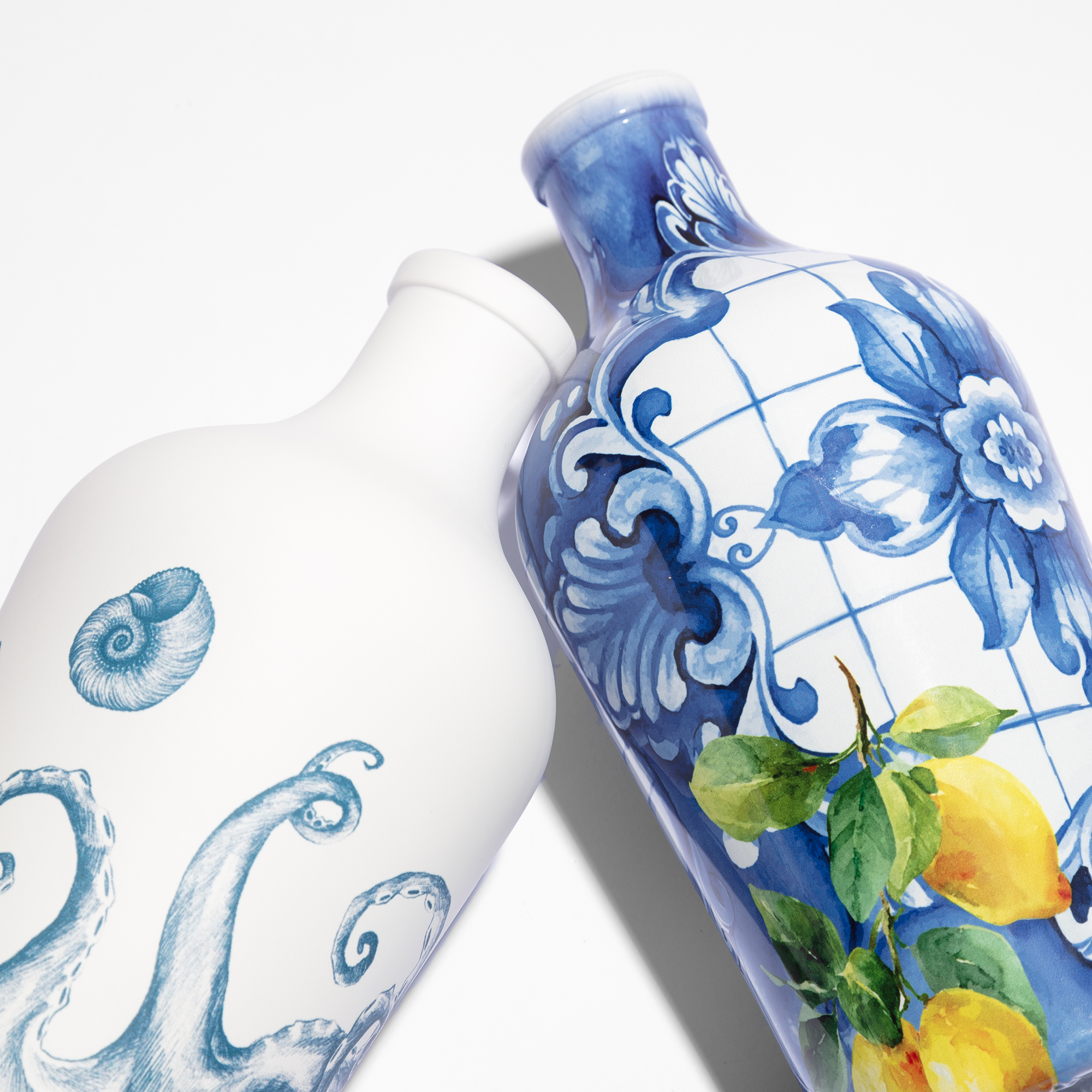 Olive Oil — Majolica on Glass through Sublimation